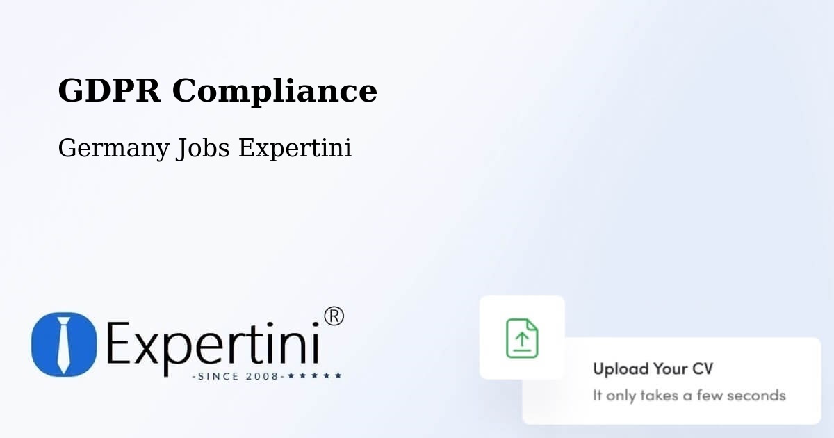 EU GDPR Compliance Statement – Alfeld - Germany Jobs Expertini